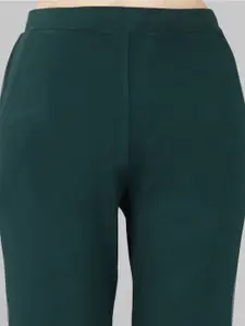 Soie  Mid-Rise Flared Ankle-Length Soft Lounge Pants