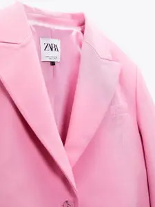 ZARA Women Pink Blazer