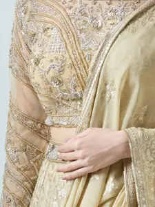 Samyukta Singhania Women Embellished Ready to Wear Lehenga & Blouse With Dupatta