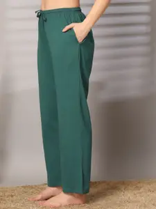 ETC Women Pure Cotton Solid Night suit