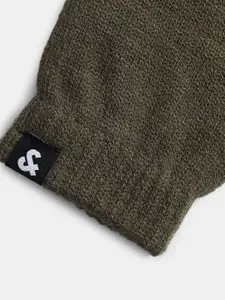 Jack & Jones Men Acrylic Winter Gloves
