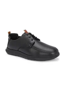 LEGWORK Men Solid Leather Formal Derbys