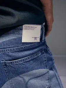 Flying Machine Men Orry X Mid Rise Cotton Cobain Loose Jeans