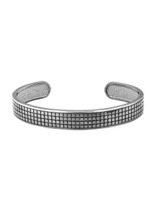GIVA Men 925 Sterling Silver Rhodium-Plated Cuff Bracelet