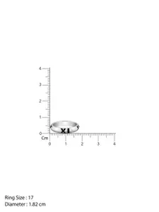 GIVA 925 Sterling Silver Roman Round Finger Ring