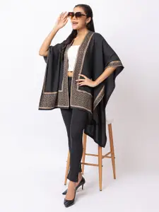 KEIKO Women Self Design Shrug