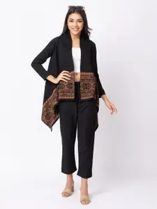 KEIKO Women Self Design Shrug