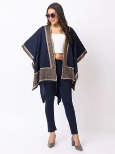 KEIKO Women Self Design Shrug