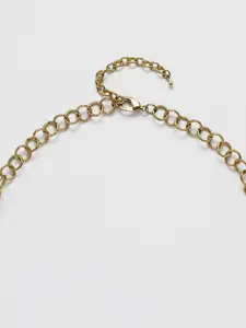 Rhea Gold-Plated Pearl Necklace