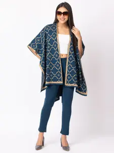 KEIKO Women Self Design Shrug