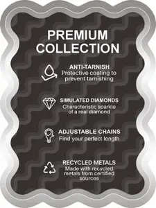 Accessorize London Sterling Silver-Plated Cubic Zirconia Circle Pendant With Chain