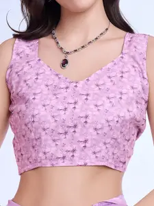 Mitera Ethnic Motif Embroidered Saree