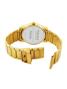 maxima Men Dial & Stainless Steel Straps Analogue Watch 64068CMGY