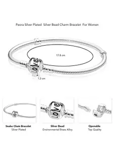 Peora Silver-Plated Wraparound Bracelet