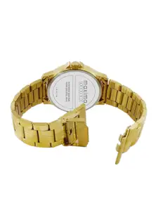 maxima Men Dial & Stainless Steel Straps Analogue Watch 68972CMGY