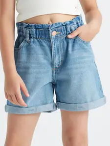 DeFacto Girls Washed Denim Shorts Technology