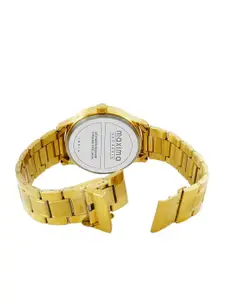 maxima Men Dial & Stainless Steel Straps Analogue Watch 68941CMGY