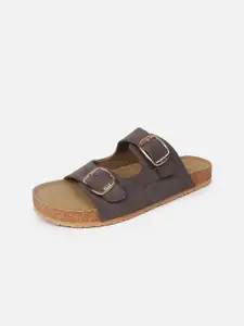 DressBerry Women Open Toe Flats with Buckles