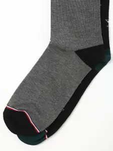 Tommy Hilfiger Men Pack Of 2 Above Ankle-Length Patterned Trouser Socks