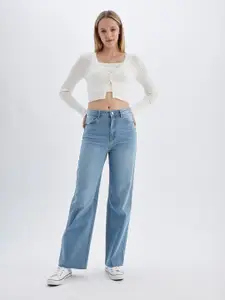 DeFacto Women Solid Square Neck Top