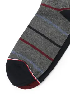 Tommy Hilfiger Men Pack Of 2 Striped Ankle-Length Socks