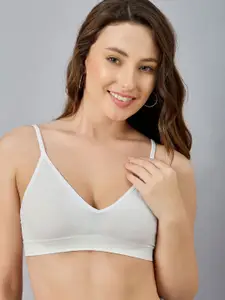 DressBerry Women Seamless Solid Medium Coverage Lightly Padded Bra