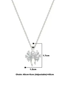 SILBERRY 925 Sterling Silver Pendant With Chain