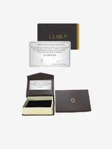 Clara 925 Sterling Silver Rhodium-Plated Cubic Zirconia Contemporary Pendant with Chain