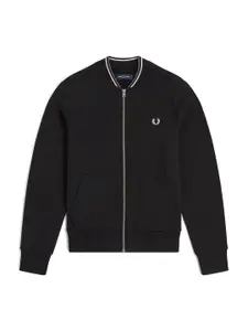 Fred Perry Men Checked Longline Bomber Jacket