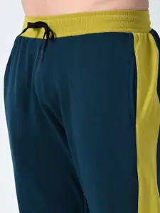 BAESD Men Pack Of 2 Colourblocked Relaxed-Fit Jogger Trackpant