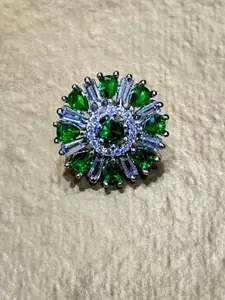 The Jewellery Tale American Diamond Circular Studs