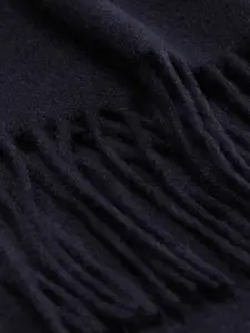 Bruun & Stengade Men Solid Fringed Scarf