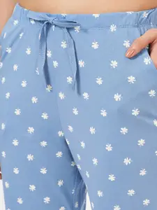 Dreamz by Pantaloons Women Printed Pure Cotton Lounge Pants