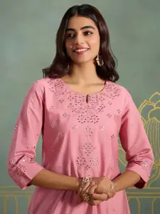 Likha Women Yoke Design Straight Kurta