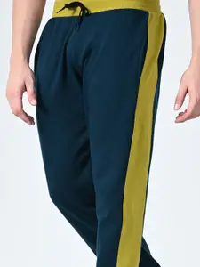 BAESD Men Pack Of 2 Colourblocked Relaxed-Fit Joggers