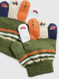 mothercare Boys Patterned Acrylic Winter Gloves