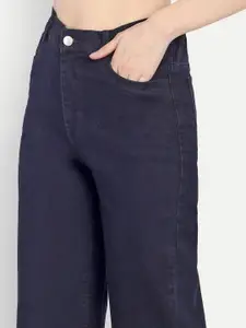 BROADSTAR Women Jean Straight Fit High-Rise Stretchable Jeans