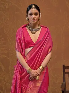 elora Woven Design Zari Kanjeevaram Saree