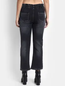 Next One Women Jean Straight Fit High-Rise Light Fade Stretchable Jeans