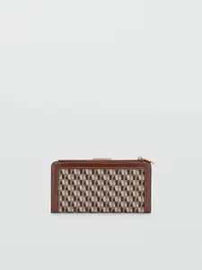 MANGO Women Brand Logo Printed Card Holder