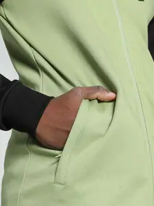 one8 x PUMA Men Cotton Colourblocked Tailored Jacket