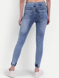 BROADSTAR Women Jean Skinny Fit Mid-Rise Heavy Fade Cotton Jeans