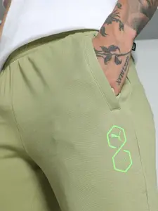 one8 x PUMA Men Printed Slim-Fit Cotton Track Pants