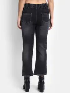 BROADSTAR Women Jean Straight Fit High-Rise Light Fade Stretchable Jeans