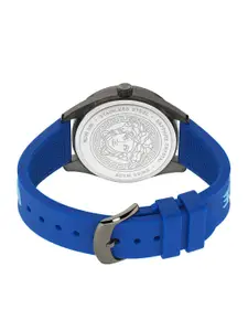 Versace Men Brass Printed Dial & Straps Analogue Watch VE3H00823