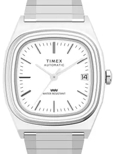 Timex Men Dial & Stainless Steel Straps Analogue Automatic Motion Powered WatchTW2W70800UJ