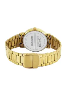 maxima Men Dial & Stainless Steel Straps Analogue Watch 63527CMGY