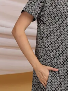 Sweet Dreams Printed Maxi Nightdress