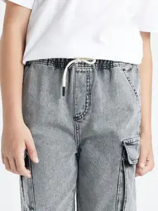 DeFacto Solid Boys Cotton Denim Shorts