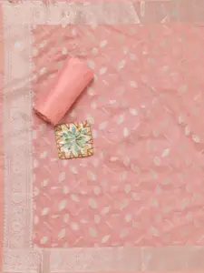 Koskii Leheriya Woven Design Zari Unstitched Dress Material